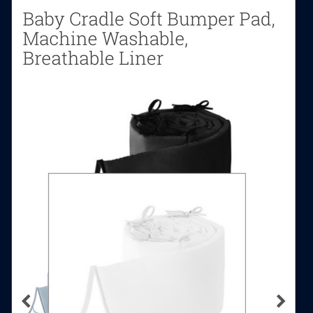 Soft Bumper Pad for Cradle
